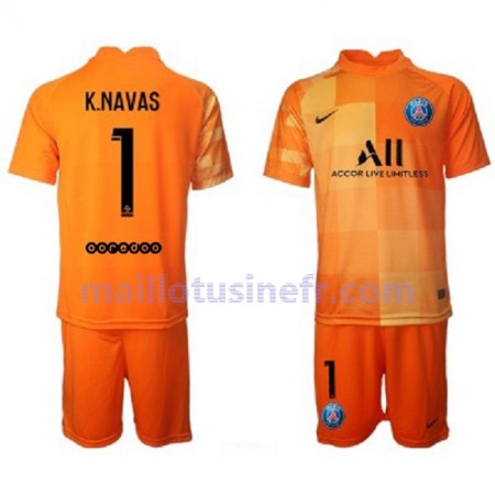 Maillot de Foot Paris Saint-Germain Keylor Navas 1 Gardien Domicile 2021-22 - Enfant